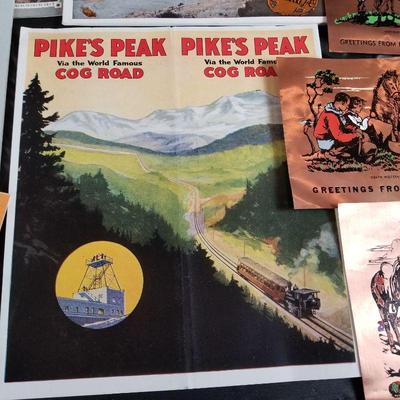 Vintage travel brochures