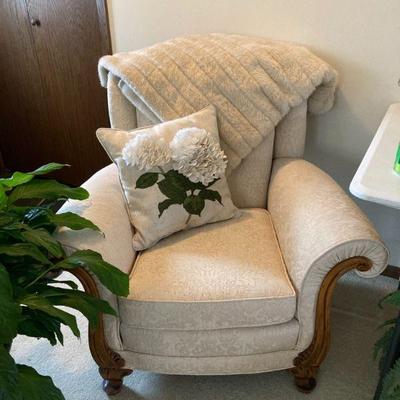Matching armchair