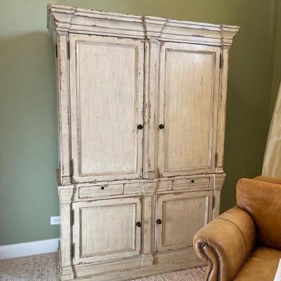 Ralph Lauren Beautiful, Armoire (cream distressed color) 
80Hx58Wx21D
$1200.00