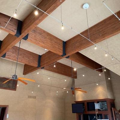 100 feet of track lighting $100.00