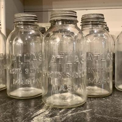 11 large size jars, 10 match.
