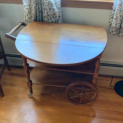 maple tea cart