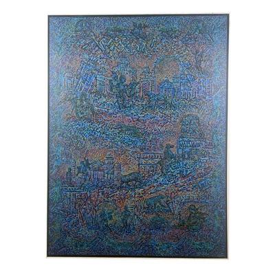 BEATRICE BESCOND (FRENCH, B. 1956)  |  Mythological scene
Acrylic on canvas
Painting by BÃ©atrice Bescond (b. 1956 in Brest, living in...