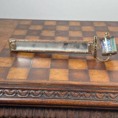 ANTIQUE KALEIDESCOPE  |  Of interesting design, with a copper surround and a triangular lens, signed and dated indistinctly - l. 11 1/2 in.
