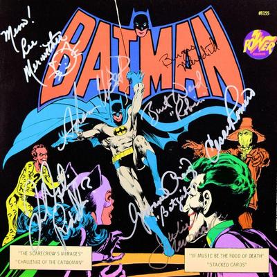 Batman signed soundtrack