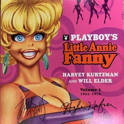 Hugh Hefner signed magazine