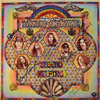 Lynyrd Skynyrd signed album