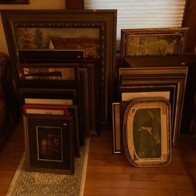 Plenty of wall art