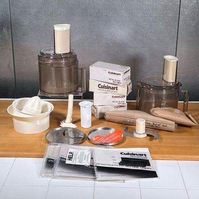 COLLECTION CUISINART ACCESSORIES  |
Including blades, work bowls, and other kitchen and food processor accessories and attachments, some...