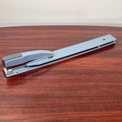 SWINGLINE LONG REACH STAPLER  |
Model 44-12 stapler with inch markings - l. 16.75 x w. 1.75 in.
