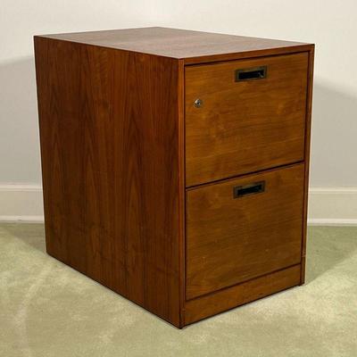 POSSIBLY RISOM FILE CABINET  |
For hanging letter files with lock, but no key - l. 29 x w. 19.5. x h. 29 in.