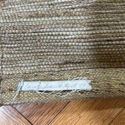 CAROL SCHWARTZOTT (b. 1945)  |  
Untitled
Woven cotton and linen thread
Wall hanging with tassels and multi colored fibers with a wooden...