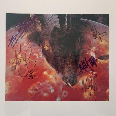 Rolling Stones signed album flat
