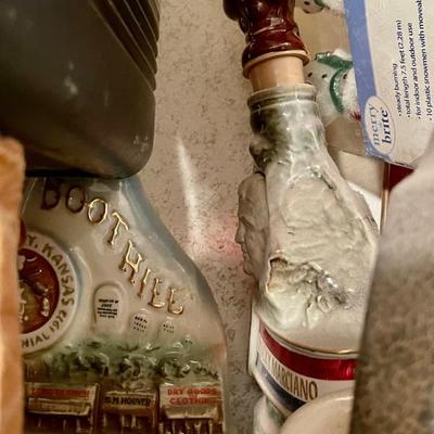 Vintage decanters