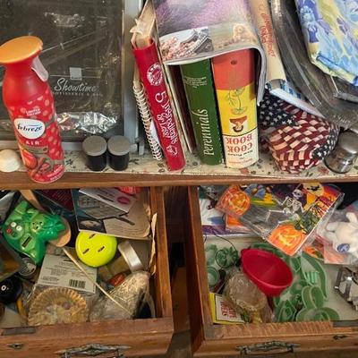 Every drawer in every piece of furniture is packed full!!