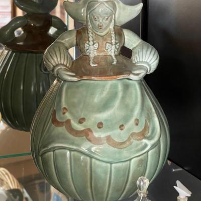 Red Wing Cookie Jar Girl