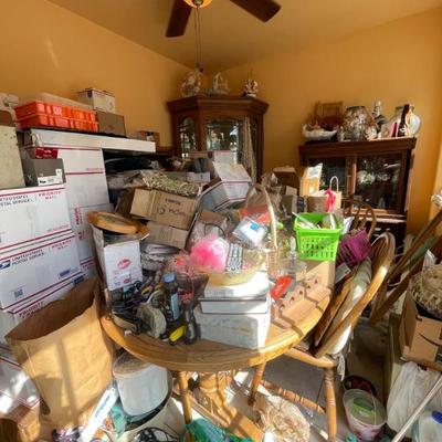 Itâ€™s piled high everywhere!!! On top, underneath, behind, inside, everywhere! 