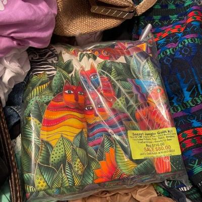 Brand new packaged fabric 