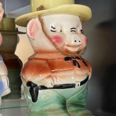 Roseville Sheriff Pig Cookie Jar