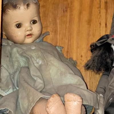 Vintage 1950s composition baby doll