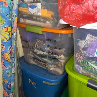 Massive amount of fabric and sewing materials!!!