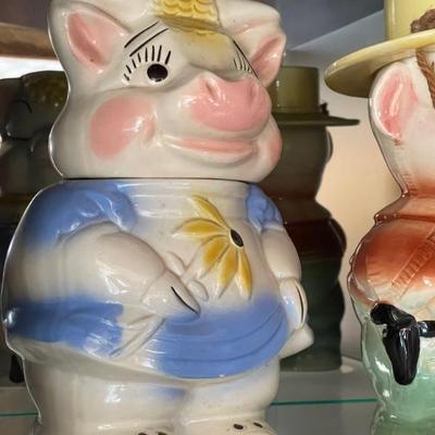 1940â€™s Shawnee Pig Cookie Jar 