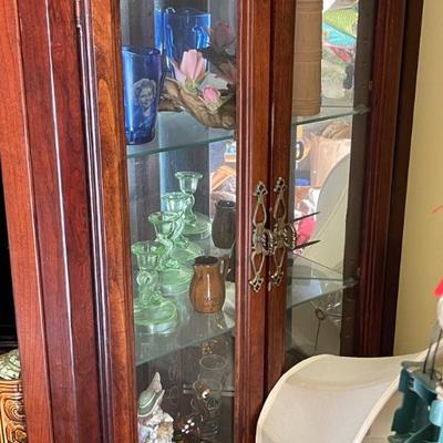 Display curio cabinet packed full!!!