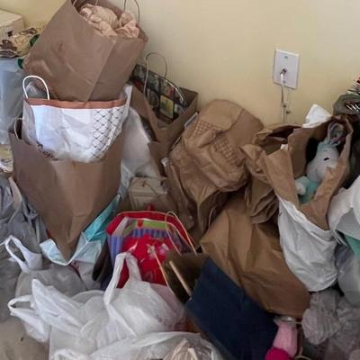Bags and bags full of who knows whatâ€¦ ? Come open them and find out!