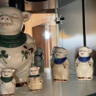 Pig Cookie Jars and S&P