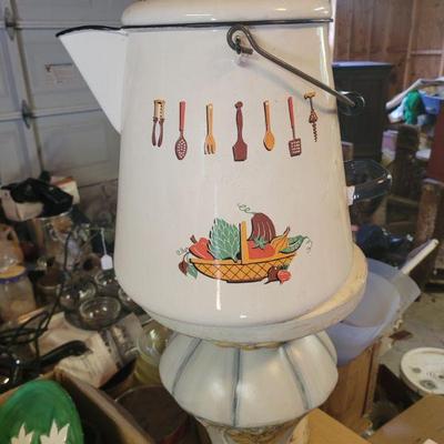 old metal water pitcher