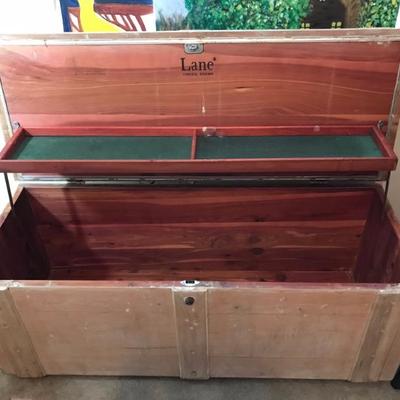 $45 Lane cedar chest 41 X 16 X 16"