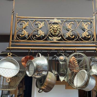 hanging potholder and contents