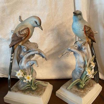Scissor Tailed Fly Catcher bird figurines