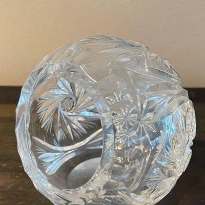 crystal ball pinwheel patter ashtray