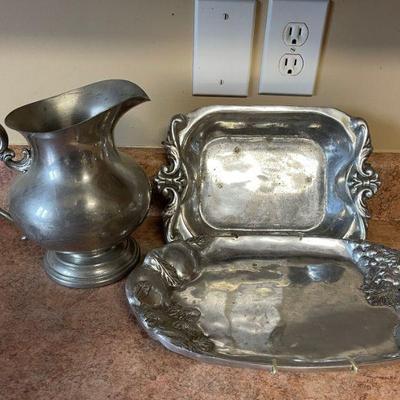 3 pcs. Pewter 