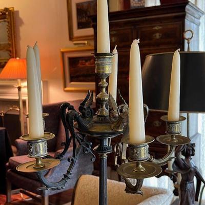 antique candelabra