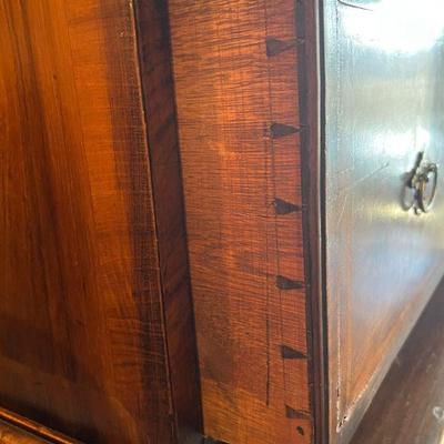 Antique Highboy chest detail