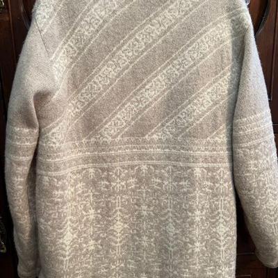 Vintage Pendleton zip sweater (back) and pants size M