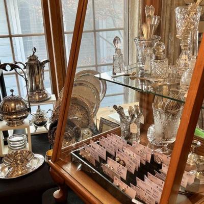 Collection of sterling serving pieces