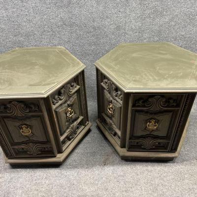 Hexagon Side Tables