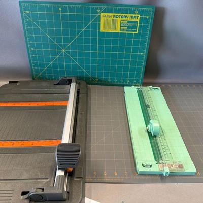 Fiskars & Oifa Rotary Mats, Cutter Bee & Other Paper Cutters