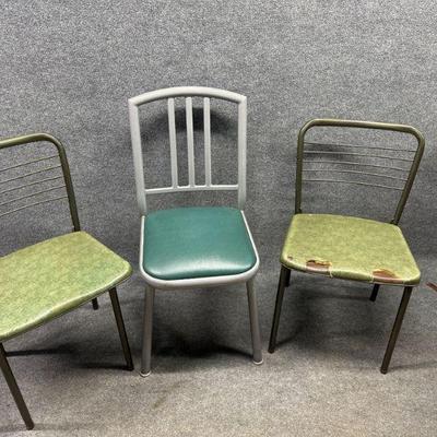 Gate fold Chairs and Metal Chair