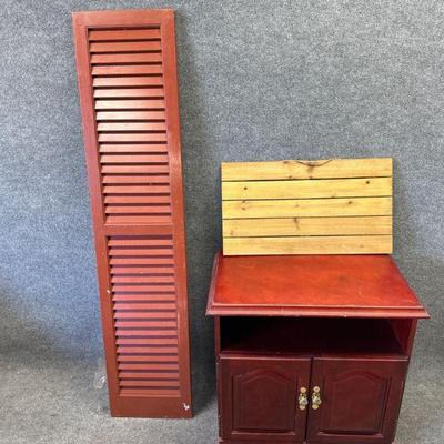 Cabinet, Shutter, Craft Sign