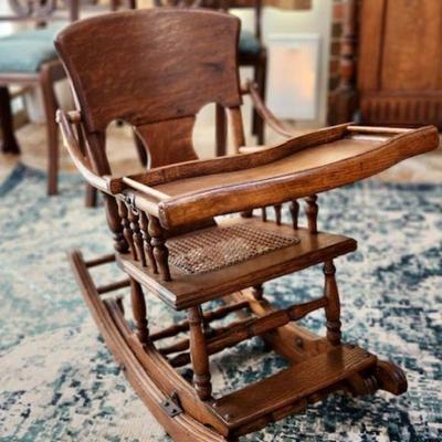 Convertible highchair/rocker!