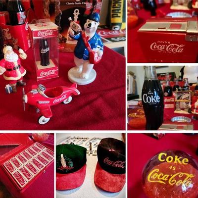 Coke collectibles including domino set new in package!