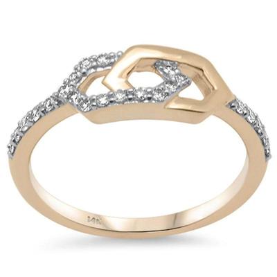 SPECIAL! .20ct G SI 14K Yellow Gold Diamond Forzatina Style Ring Size 6.5
$450...