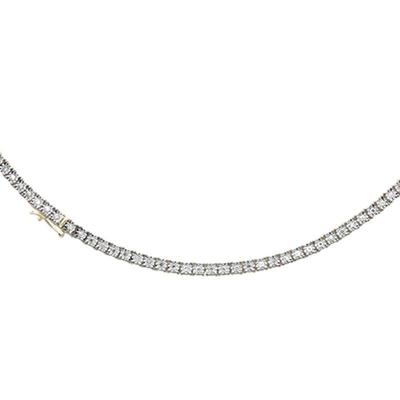 SPECIAL! 1.15ct G SI 10K Yellow Gold Diamond Illusion Necklace 18" Long
$2790...