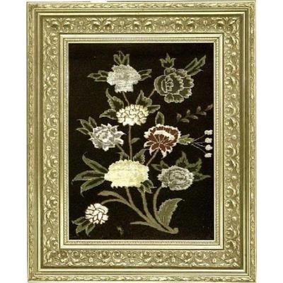 Framed Persian Rug Hand-Knotted Patterned Made With Wool And Cotton 50"' X 70"' Abcp-22 $456...