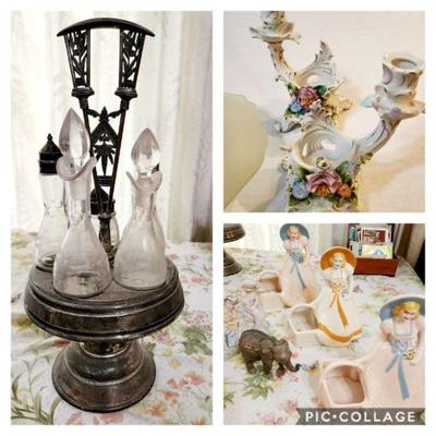 Antique Cruets Sets, Hull Pottery