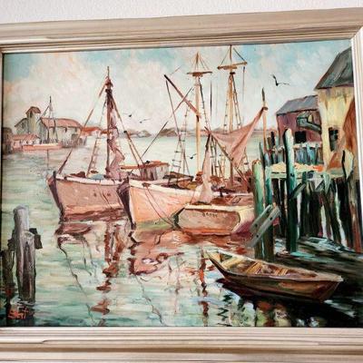 Vintage signed Oil Paintings